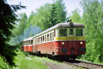 Lokomotiva: 830.202-8 | Vlak: Os 16626 ( Děčín hl.n. - Jedlová ) | Místo a datum: Kytlice 06.06.1998