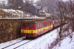 Lokomotiva: 830.207-7 | Vlak: Os 14503 ( Znojmo - Brno hl.n. ) | Místo a datum: Střelice 08.01.1997