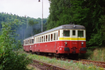 Lokomotiva: 831.183-9 | Vlak: Os 7708 ( Rakovník - Zdice ) | Místo a datum: Lašovice 16.08.1997
