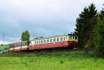 Lokomotiva: 831.234-0 | Vlak: Os 3625 ( Šumperk - Zlaté Hory ) | Místo a datum: Ostružná 05.10.2002