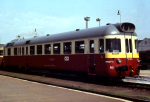 Lokomotiva: 851.027-3 | Vlak: Os 4152 ( Vesel nad Moravou - Kyjov ) | Msto a datum: Vesel nad Moravou 07.05.1993