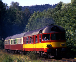 Lokomotiva: 853.022-2 | Vlak: Sp 1963 ( Praha hl.n. - Svoboda nad Úpou ) | Místo a datum: Tample 24.07.1994
