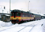 Lokomotiva: 853. | Vlak: Os 5703 ( Chlumec nad Cidlinou - Trutnov hl.n. ) | Místo a datum: Stará Paka 18.02.1993