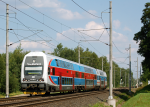 Lokomotiva: 971.002-1 | Vlak: Os 2120 ( Pardubice hl.n. - Praha Masarykovo n. ) | Místo a datum: Chvaletice 16.07.2009