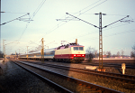 Lokomotiva: 120.003-9 | Vlak: IR 2095 ( Nrnberg Hbf. - Salzburg Hbf. ) | Msto a datum: Esting 26.02.1994
