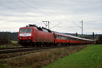 Lokomotiva: 120.149-0 | Vlak: EC 65 Mozart ( Paris Est - Wien Westbf. )  | Msto a datum: Lonsee 23.03.1994