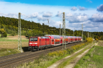 Lokomotiva: 146.263 | Vlak: RE 4513 ( Fulda - Frankfurt (Main) Hbf. ) | Místo a datum: Neuhof (Fulda) 06.10.2022