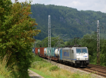 Lokomotiva: 186.182-2 ( METRANS ) | Vlak: Nex 42307 | Místo a datum: Dolní Žleb zastávka (CZ) 25.06.2016