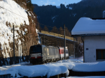 Lokomotiva: 193.601 ( D-DISPO 91 80 6 193 601-2 ) | Vlak: RoLa 52449 ( Wörgl Hbf.-Terminal Nord - Brennersee-Terminal ) | Místo a datum: Gries (A) 25.01.2019