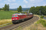Lokomotiva: 232.254-3 | Vlak: 68295 ( Zwickau (Sachs) Hbf - Nürnberg Rbf Einfahrt ) | Místo a datum: Marktleuthen 23.07.2021