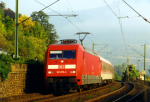 Lokomotiva: 101.079-2 | Vlak: EC 5 Verdi ( Dortmund Hbf. - Milano Centrale ) | Místo a datum: Trechtingshausen 25.09.1998