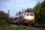 Lokomotiva: 103.132-7 | Vlak: IC 724 Berchtesgadener Land ( Bechtesgaden - Hamburg-Altona ) | Místo a datum: Ingelheim 21.04.1995