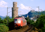 Lokomotiva: 103.179-8 | Vlak: IC 724 Berchtesgadener Land ( Bechtesgaden - Hamburg-Altona ) | Msto a datum: Oberwesel 21.07.1995