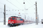 Lokomotiva: 110.335-8 | Vlak: D 13813 ( Wrgl Hbf. - Zell am See ) | Msto a datum: Saalfelden (A) 21.02.2009