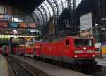 Lokomotiva: 112.163 | Vlak: RB 21320 ( Hamburg Hbf. - Ahrensburg ) | Místo a datum: Hamburg Hbf. 13.10.2014