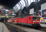 Lokomotiva: 112.175-5 | Vlak: RB 21318 ( Hamburg Hbf. - Bad Oldesloe ) | Místo a datum: Hamburg Hbf. 13.10.2014
