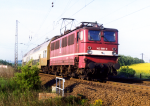 Lokomotiva: 142.009-0 | Vlak: RB 6212 ( Erfurt Hbf. - Halle Hbf. ) | Msto a datum: Grosskorbetha 16.05.1994