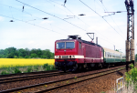Lokomotiva: 143.573-4 | Vlak: D 2155 ( Cottbus - Wrzburg Hbf. ) | Msto a datum: Grosskorbetha 16.05.1994