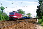 Lokomotiva: 143.658-3 | Vlak: EC 56 Heinrich Heine ( Dresden Hbf. - Paris Est ) | Msto a datum: Grosskorbetha 16.05.1994