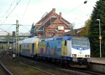 Lokomotiva: 146.502-0 | Vlak: ME 82109 ( Hamburg Hbf. - Uelzen ) | Místo a datum: Hamburg-Harburg 14.10.2014