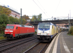 Lokomotiva: 152.063-4, 246.007-9 | Vlak: ME 81510 ( Cuxhaven - Hamburg Hbf. ) | Místo a datum: Hamburg-Harburg 14.10.2014