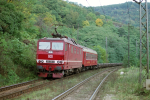 Lokomotiva: 180.006-9 | Vlak: Sg ( Dresden-Friedrichstadt - Lovosice jih ) | Místo a datum: Prackovice nad Labem (CZ) 17.10.1994