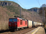 Lokomotiva: 180.018-4 | Vlak: Nex 47306 | Místo a datum: Dolní Žleb zastávka (CZ) 20.03.2014