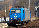 Lokomotiva: 185.524-6 ( ITL ) | Místo a datum: Königstein 11.03.2014