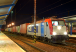 Lokomotiva: 186.182-2 ( METRANS ) | Vlak: Nex 241736 ( Dunajská Streda - Praha-Uhříněves ) | Místo a datum: Bratislava-Nové Mesto (SK) 14.08.2011