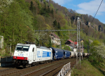 Lokomotiva: 186.238 ( LTE ) | Vlak: Pn 44371 ( Brake - st nad Labem sever ) | Msto a datum: Doln leb (CZ) 11.04.2014