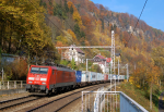 Lokomotiva: 189.011-0 | Vlak: Nex 41341 ( Bremen - Budapest ) | Místo a datum: Dolní Žleb (CZ) 31.10.2015