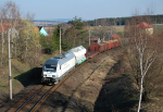 Lokomotiva: ER20-2007 | Vlak: Pn 164972 ( České Budějovice seř.n. - Brno Maloměřice ) | Místo a datum: Mezno (CZ) 08.04.2010