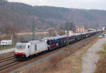 Lokomotiva: 285.107-9 | Vlak: Pn 43386 | Místo a datum: Königstein 11.03.2016