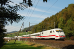 Lokomotiva: 401.586-3 | Vlak: ICE 73 ( Kiel Hbf. - Zürich HB ) | Místo a datum: Tecknau (CH) 28.09.2009