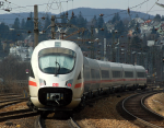 Lokomotiva: 411.063-1 | Vlak: ICE 90 ( Wien Westbf. - Hamburg-Altona ) | Místo a datum: Wien-Hütteldorf (A) 16.03.2013