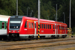 Lokomotiva: 612.133 | Vlak: Sp 17242 ( Tanvald - Dresden Hbf. ) | Místo a datum: Tanvald (CZ) 29.08.2009