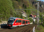 Lokomotiva: 642.532 | Vlak: Os 5263 ( Bad Schandau - Dn hl.n. ) | Msto a datum: Doln leb (CZ) 11.04.2014