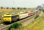 Lokomotiva: 269.604 | Vlak: Talgo 24 | Madrid-Chamartin - Alicante-Terminal | Msto a datum: Villasequilla 20.05.1998