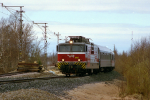 Lokomotiva: Sr1 3006 | Vlak: EP 56 ( Oulu - Helsinki ) | Místo a datum: Oulu 25.05.1997