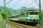 Lokomotiva: BB 9287 | Vlak: R 14805 ( Tarbes - Dax ) | Msto a datum: Saint-P-de-Bigorre 22.05.1998