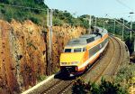 Lokomotiva: TGV 32 | Vlak: TGV 821 ( Dijon-Ville - Nice-Ville ) | Msto a datum: Antheor 16.05.1998