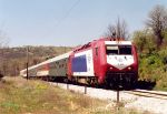 Lokomotiva: A 492 | Vlak: D 604 ( Athinai - Alexandroupolis ) | Msto a datum: Platani 29.04.2003