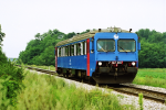 Lokomotiva: 7122.007 ( ex SJ Y1-1349 ) | Vlak: P 7602 ( Čakovec - Nagykanisza ) | Místo a datum: Čehovec 05.08.1999