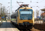 Lokomotiva: BDVmot 008 ( 414.008 ) | Vlak: S 5534 ( Füzesabony - Eger ) | Místo a datum: Füzesabony   21.03.2015