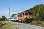 Lokomotiva: M41.2163 ( 418.163 ) + V43.1124 ( 431.124 ) | Vlak: Sz 7732 ( Szeged - Békoscsaba ) | Místo a datum: Kopáncs 19.09.2021