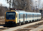Lokomotiva: BDVmot 001 | Vlak: R 2345 ( Vác - Budapest-Nyugati ) | Místo a datum: Vác 11.03.2013