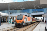 Lokomotiva: E-1420 | Vlak: TLR 110 Al Atlas ( Fs - Marrakech ) | Msto a datum: Casablanca-Voyaguers 19.08.2019