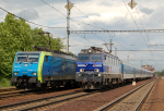 Lokomotiva: 189.154, EP09-019 | Vlak: Nex 1nsl 44821 ( Pawlowice Gornicze - Zenica ) | Msto a datum: Suchdol nad Odrou (CZ) 30.05.2013