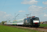 Lokomotiva: 189.153 ( PKP IC ) | Vlak: TLK 8110 ( Szczecin Gl. - Warszawa Wsch. ) | Místo a datum: Kostrzyn Wielkopolski 28.04.2010