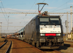 Lokomotiva: 189.154 ( PKP Cargo ) | Vlak: Nex 46741 | Místo a datum: Hranice na Moravě (CZ) 18.04.2012
